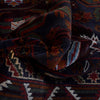 Baluchi Rug Handmade Multi Geometric 4x7 ft