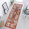 Handmade Multi Kilim Geometric 8' Runner