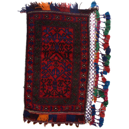 Balisht Area Rug Handmade Multi Geometric 2x3 ft