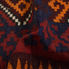 Maimana Kilim Area Rug Handmade Multi Floral 7x10 ft