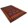 Maimana Kilim Area Rug Handmade Multi Floral 6x9 ft