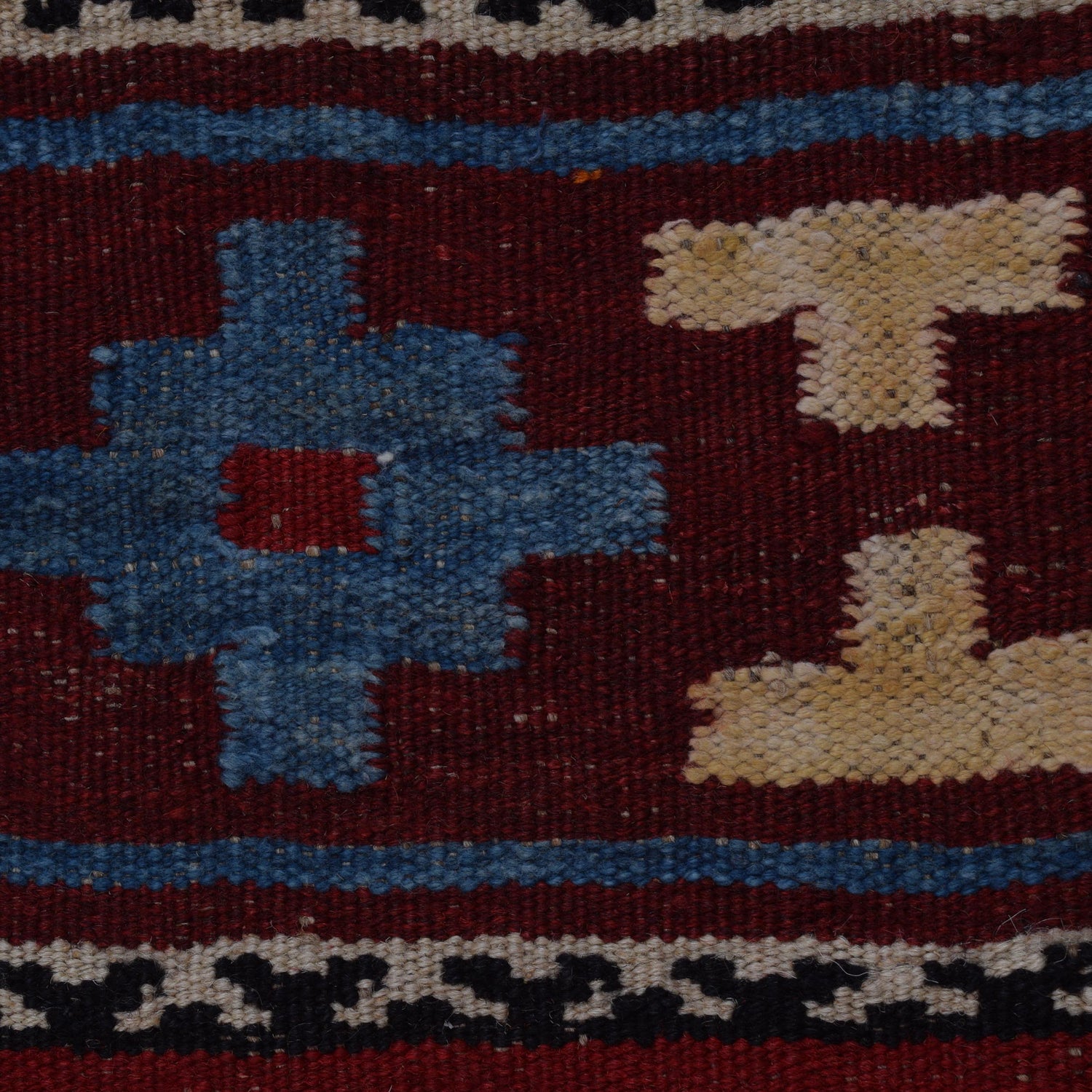 Maimana Kilim Area Rug Handmade Multi Floral 6x9 ft