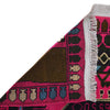 War Area Rug Handmade Pink Tank + Helicopter + Riffle 2x4 ft