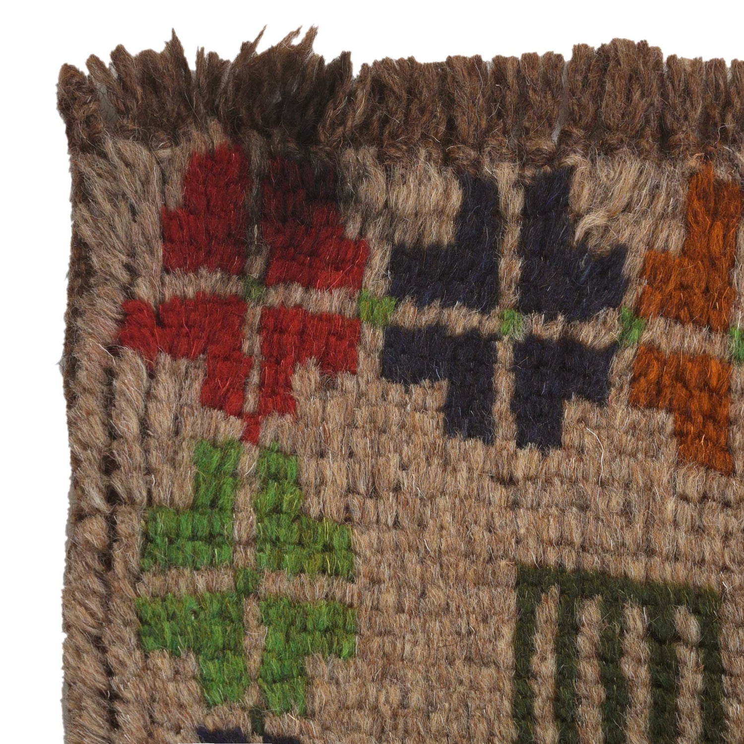 Baluchi Rug Handmade Beige Geometric 4x6 ft