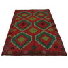 Baluchi Rug Handmade Red Geometric 4x6 ft