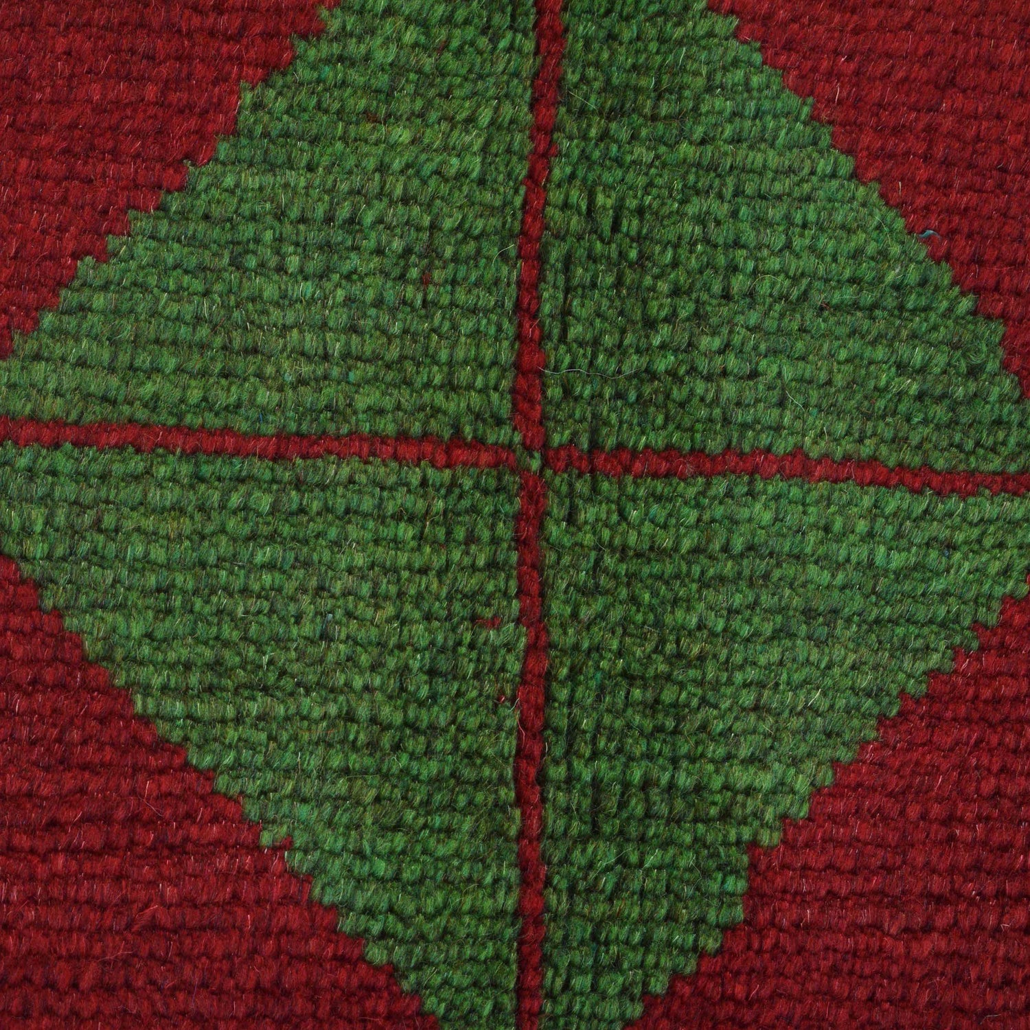 Baluchi Rug Handmade Red Geometric 4x6 ft