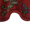 Baluchi Rug Handmade Red Geometric 4x6 ft