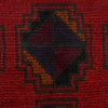 Baluchi Rug Handmade Red Geometric 4x6 ft