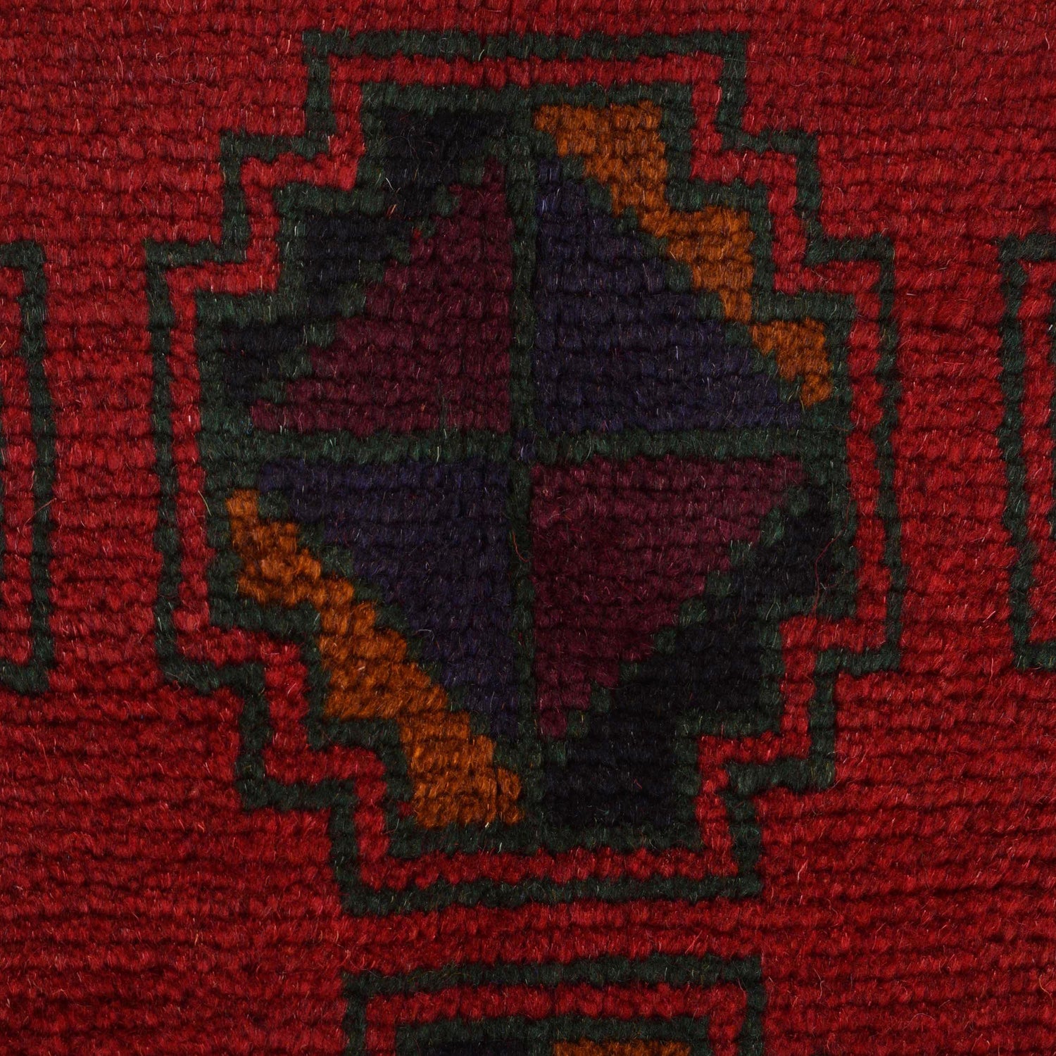 Baluchi Rug Handmade Red Geometric 4x6 ft