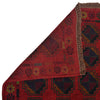 Baluchi Rug Handmade Red Geometric 4x6 ft