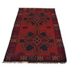 Baluchi Rug Handmade Red Geometric 3x5 ft