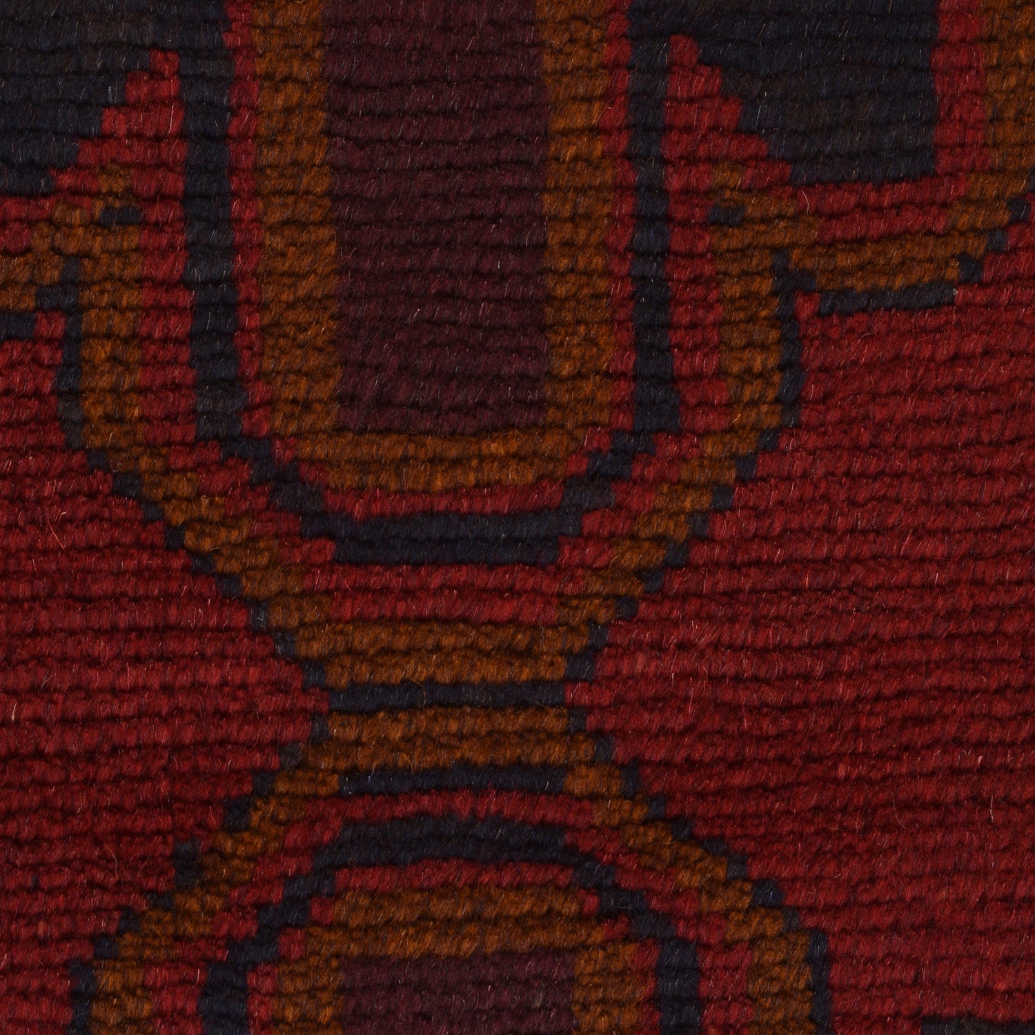 Baluchi Rug Handmade Red Geometric 3x5 ft
