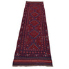 Mashwani Runner Handmade Deep Red Geometric 8' Runner