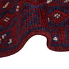 Mashwani Runner Handmade Deep Red Geometric 8' Runner