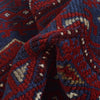 Mashwani Runner Handmade Deep Red Geometric 8' Runner