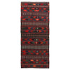Table Sheet Area Rug Runner Handmade Multi Curvilinear 10'