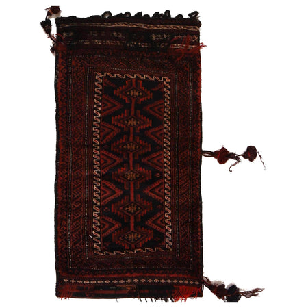 Balisht Area Rug Handmade Multi Geometric 2x3 ft