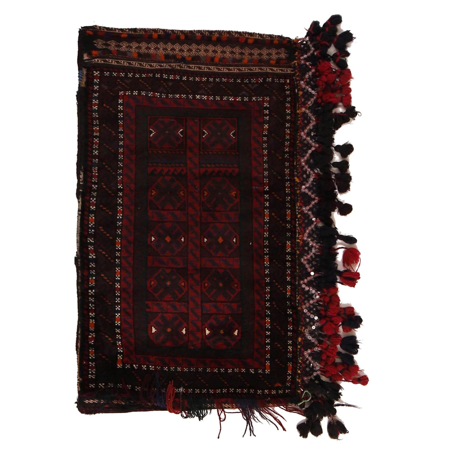 Balisht Area Rug Handmade Multi Geometric 2x3 ft