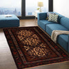 Baluchi Rug Handmade Multi Geometric 4x6 ft