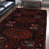 Baluchi Rug Handmade Multi Geometric 4x6 ft