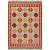 Maimana Kilim Area Rug Handmade Multi Floral 5x8 ft