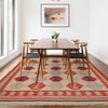 Maimana Kilim Area Rug Handmade Multi Floral 5x8 ft