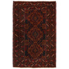 Baluchi Rug Handmade Multi Geometric 4x6 ft