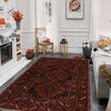 Baluchi Rug Handmade Multi Geometric 4x6 ft