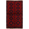 Baluchi Rug Handmade Red Geometric 3x5 ft