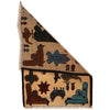 War Area Rug Handmade Beige Riffle + Tank + Helicopter +
