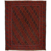 Mashwani Runner Rug Handmade Deep Red Geometric 6x9 ft