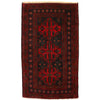 Baluchi Rug Handmade Multi Geometric 4x6 ft