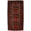 Baluchi Rug Handmade Multi Geometric 4x6 ft