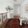 Baluchi Rug Handmade Multi Geometric 4x6 ft