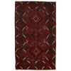 Baluchi Rug Handmade Multi Geometric 4x6 ft
