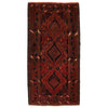 Baluchi Rug Handmade Red Geometric 4x6 ft