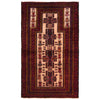 Baluchi Rug Handmade Beige Prayer Design 3x5 ft
