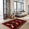 Baluchi Rug Handmade Red Geometric 2x4 ft
