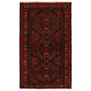 Baluchi Rug Handmade Red Geometric 4x6 ft