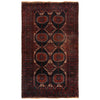 Baluchi Rug Handmade Multi Geometric 4x6 ft