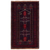 Baluchi Rug Handmade Multi Prayer Design 3x5 ft