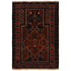 Baluchi Rug Handmade Multi Prayer Design 2x4 ft