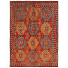 Oushak Area Rug Handmade Multi Floral 5x8 ft