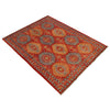 Oushak Area Rug Handmade Multi Floral 5x8 ft