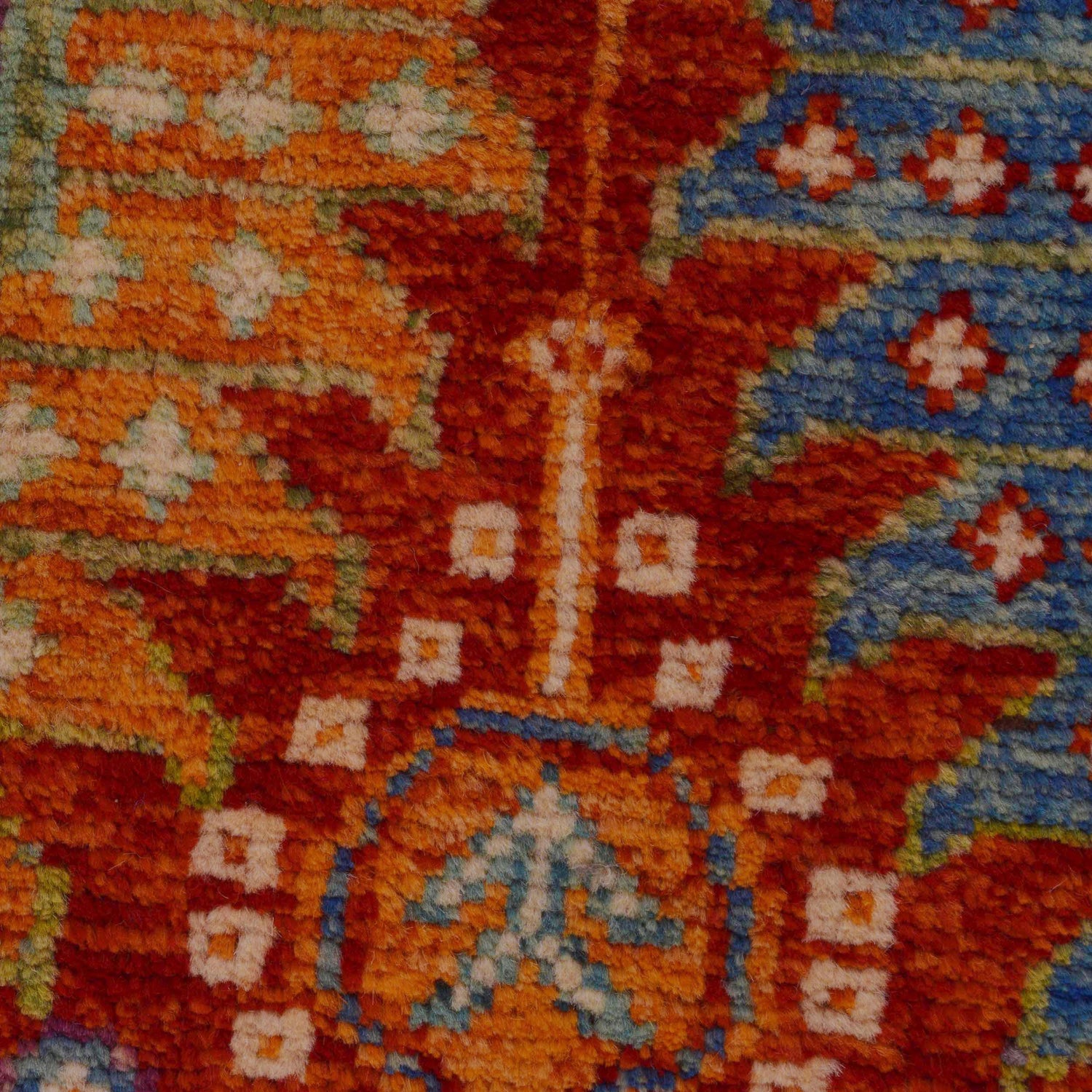 Oushak Area Rug Handmade Multi Floral 5x8 ft