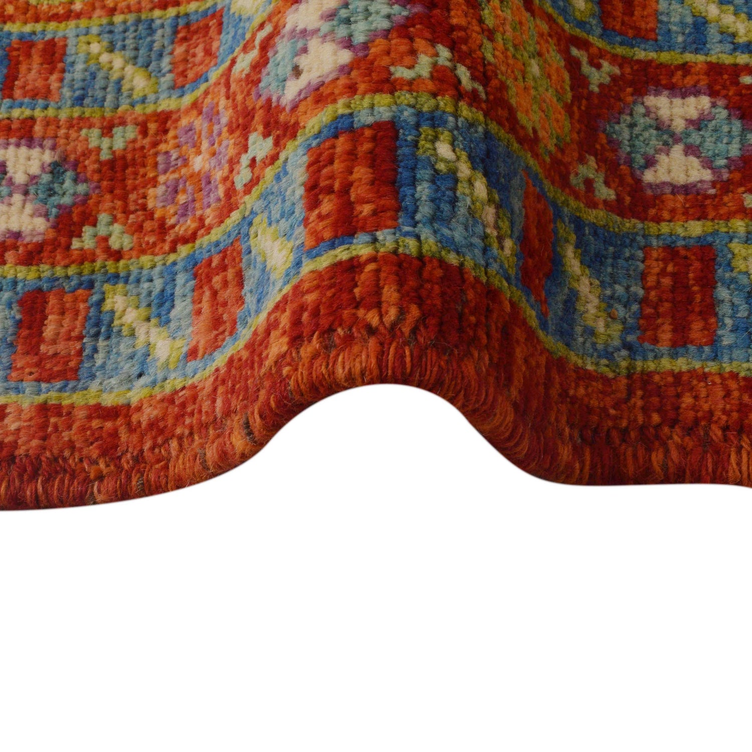 Oushak Area Rug Handmade Multi Floral 5x8 ft