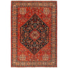 Shirazi Area Rug Handmade Red Medallion 7x10 ft