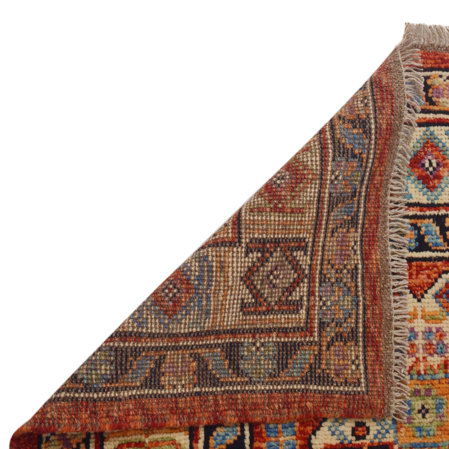 Shirazi Area Rug Handmade Red Medallion 7x10 ft