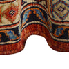 Shirazi Area Rug Handmade Red Medallion 7x10 ft