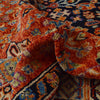Shirazi Area Rug Handmade Red Medallion 7x10 ft